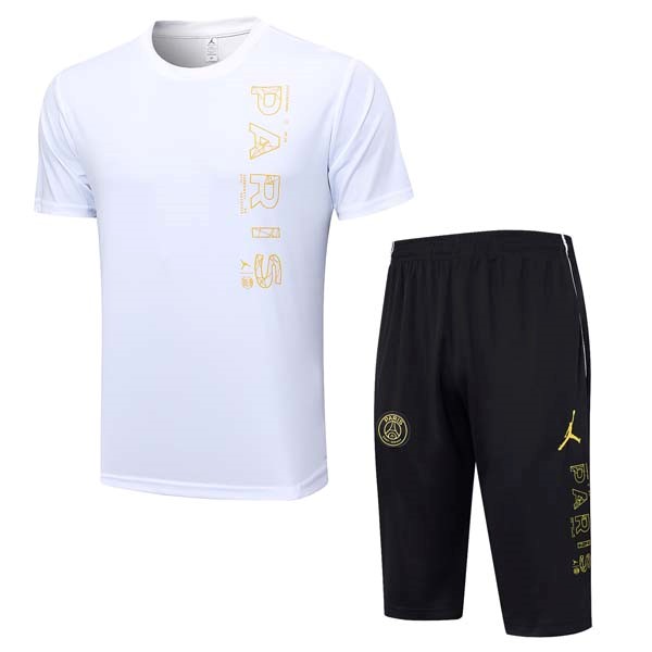 Camiseta Entrenamiento PSG Conjunto Completo 2023 2024 Blanco